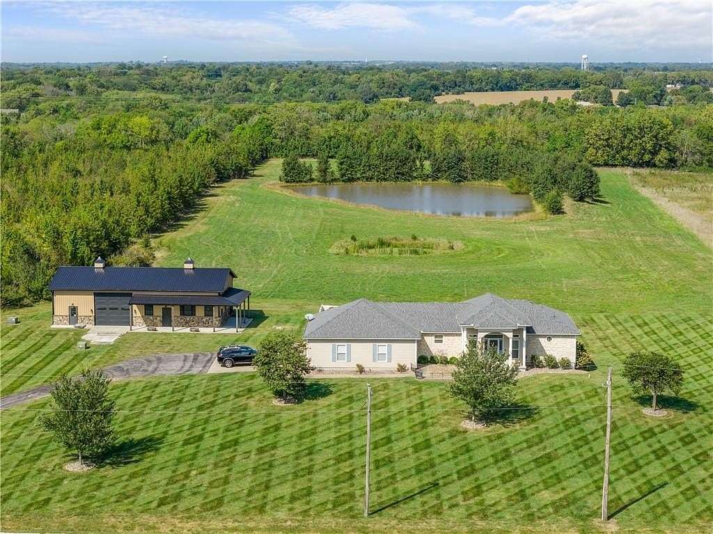 9.7 Acres of Land with Home for Sale in Pleasant Hill, Missouri