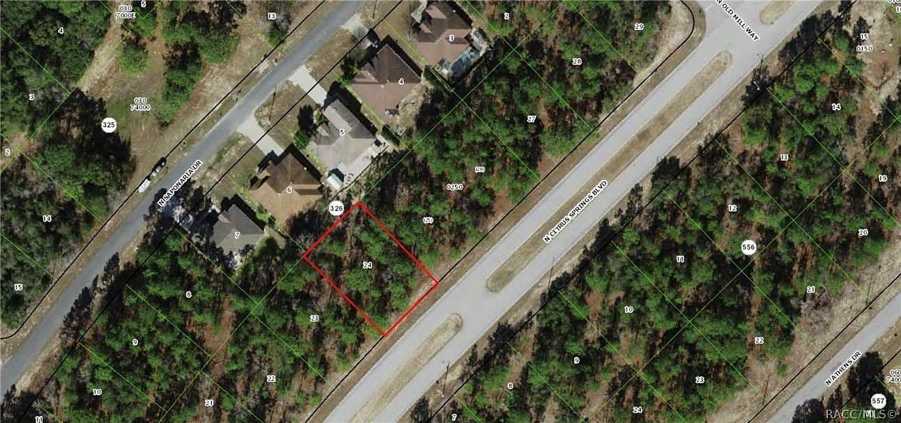 0.24 Acres of Residential Land for Sale in Citrus Springs, Florida
