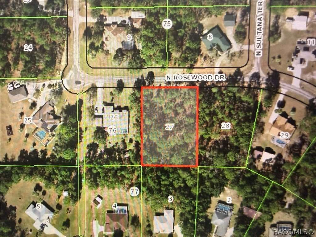 1 Acre of Residential Land for Sale in Beverly Hills, Florida