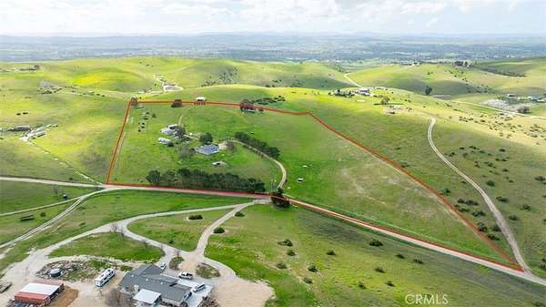 12.5 Acres of Land with Home for Sale in Paso Robles, California