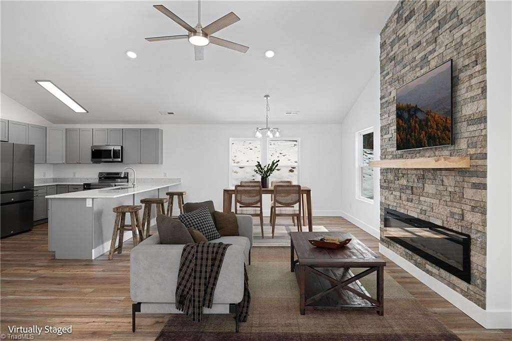 2.18 Acres of Residential Land with Home for Sale in Purlear, North Carolina