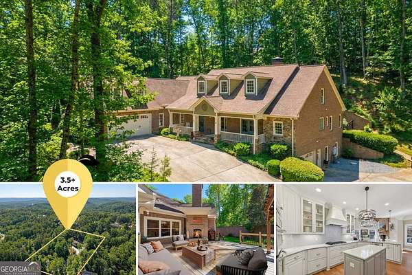 3.55 Acres of Land with Home for Sale in Dahlonega, Georgia