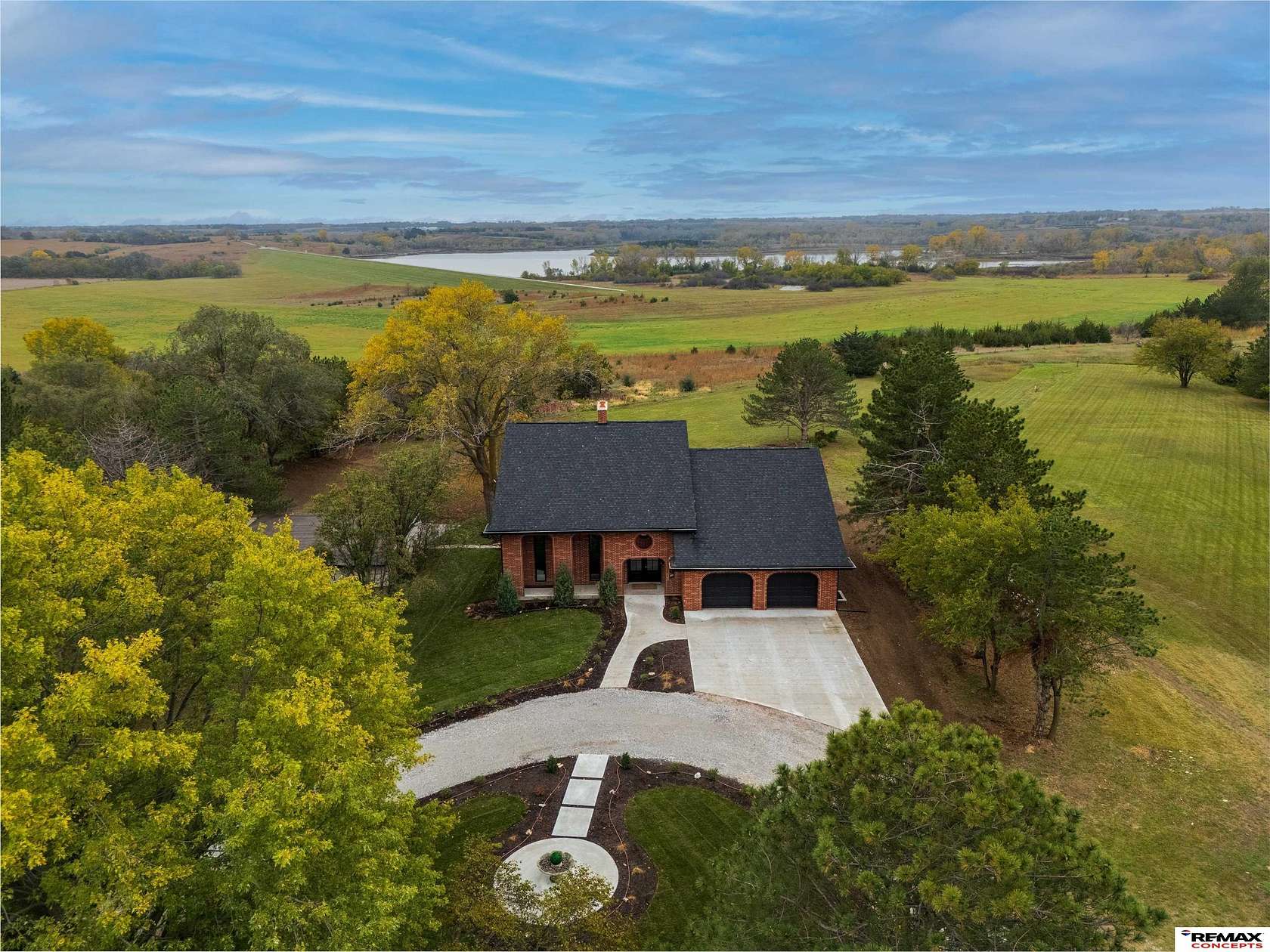 3.46 Acres of Residential Land with Home for Sale in Denton, Nebraska