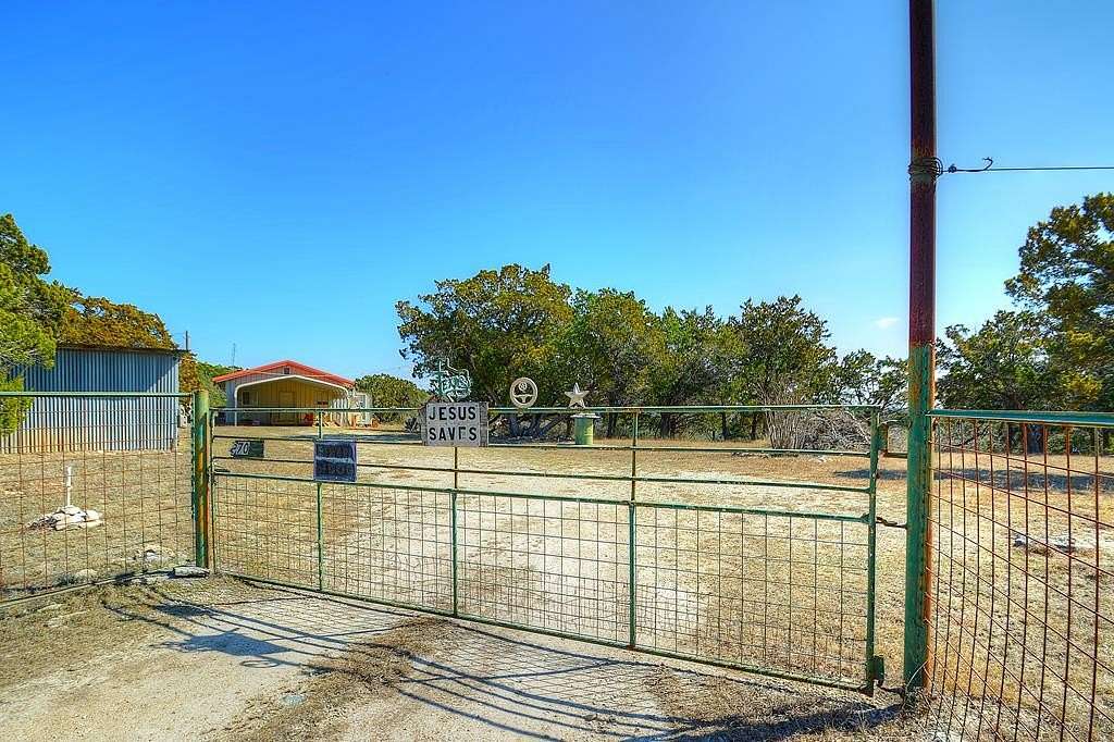 10.9 Acres of Land with Home for Sale in Center Point, Texas