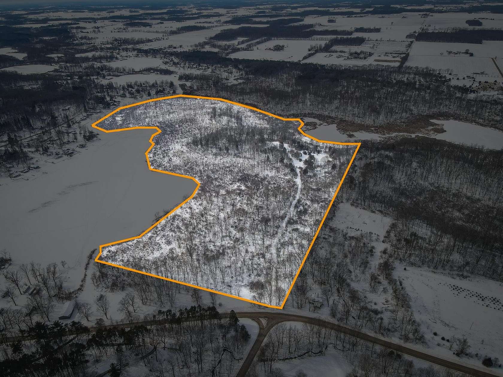 60.7 Acres of Recreational & Residential Land for Sale in Reading, Michigan