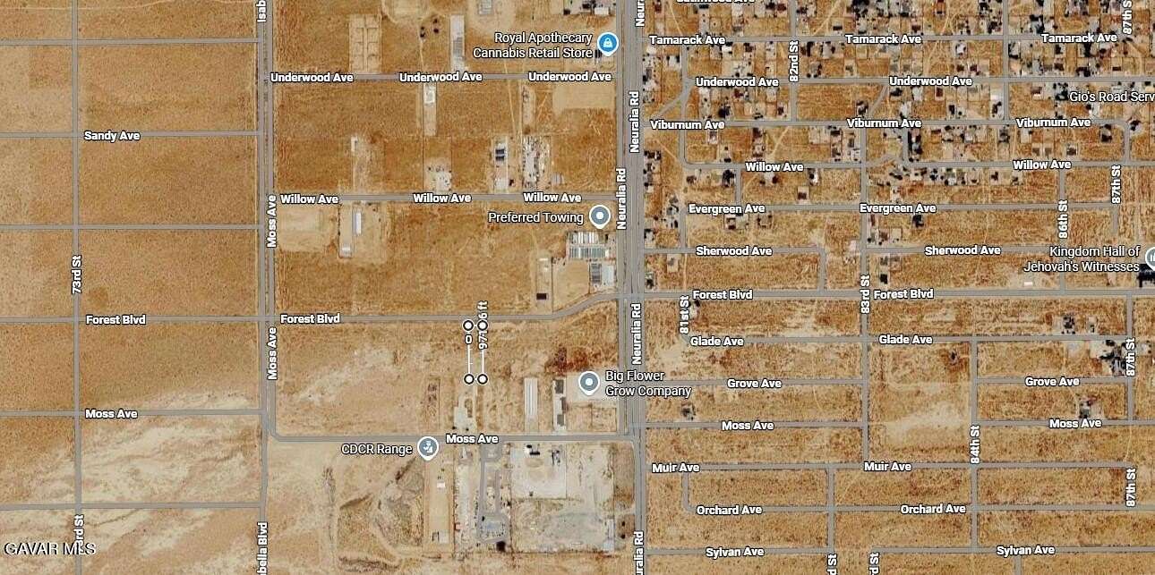 0.9 Acres of Commercial Land for Sale in California City, California