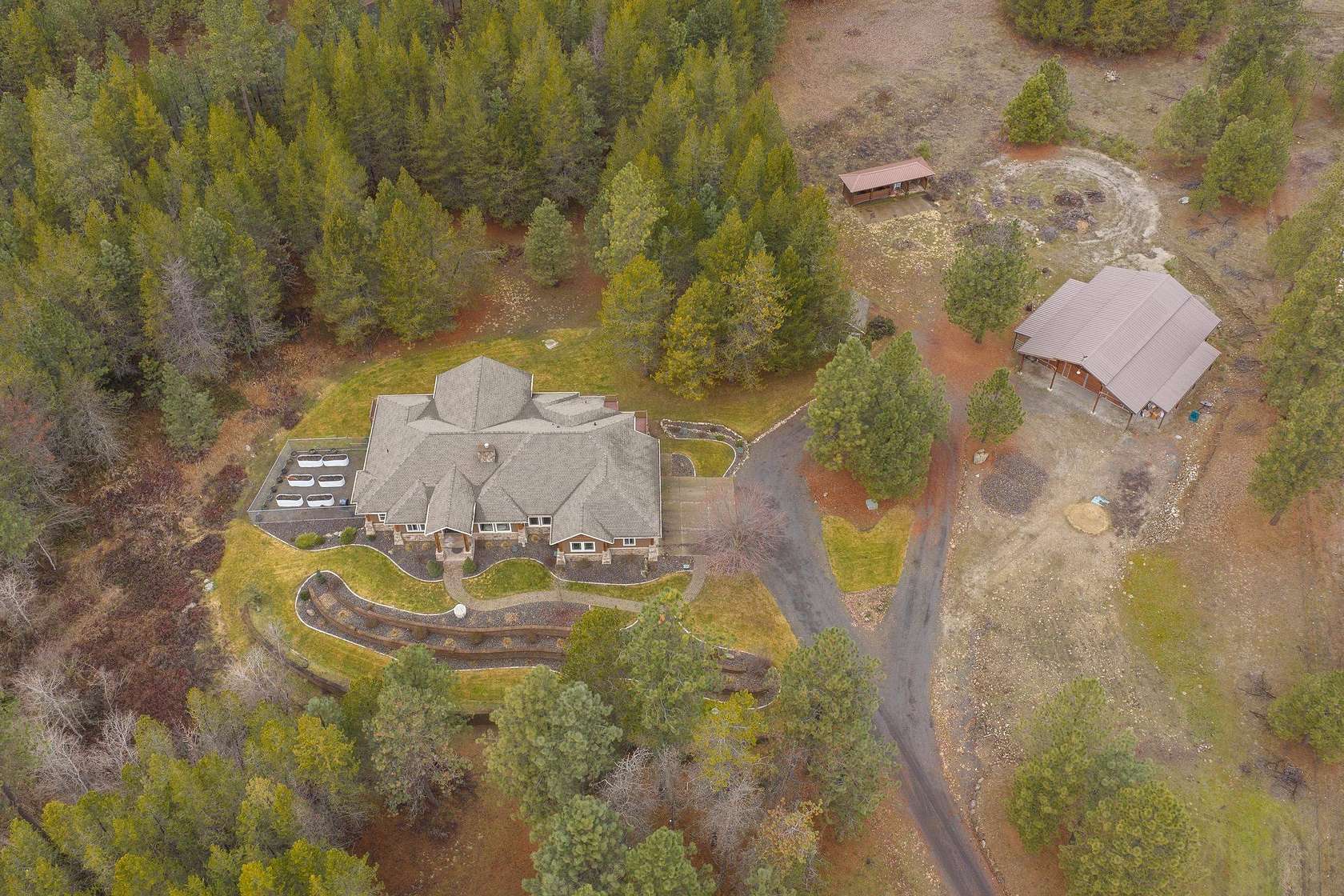 5 Acres of Land with Home for Sale in Colbert, Washington