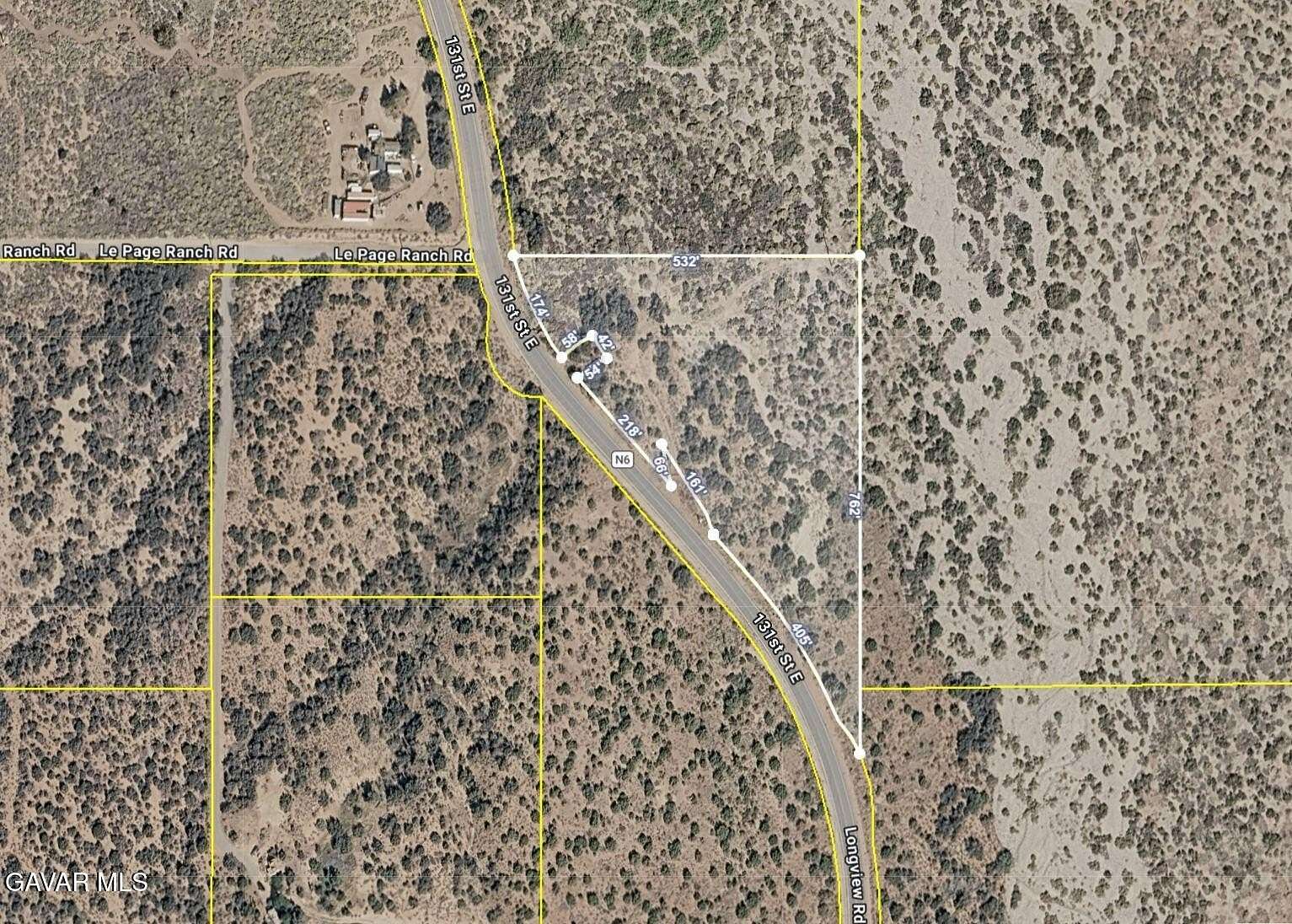 4.59 Acres of Residential Land for Sale in Littlerock, California