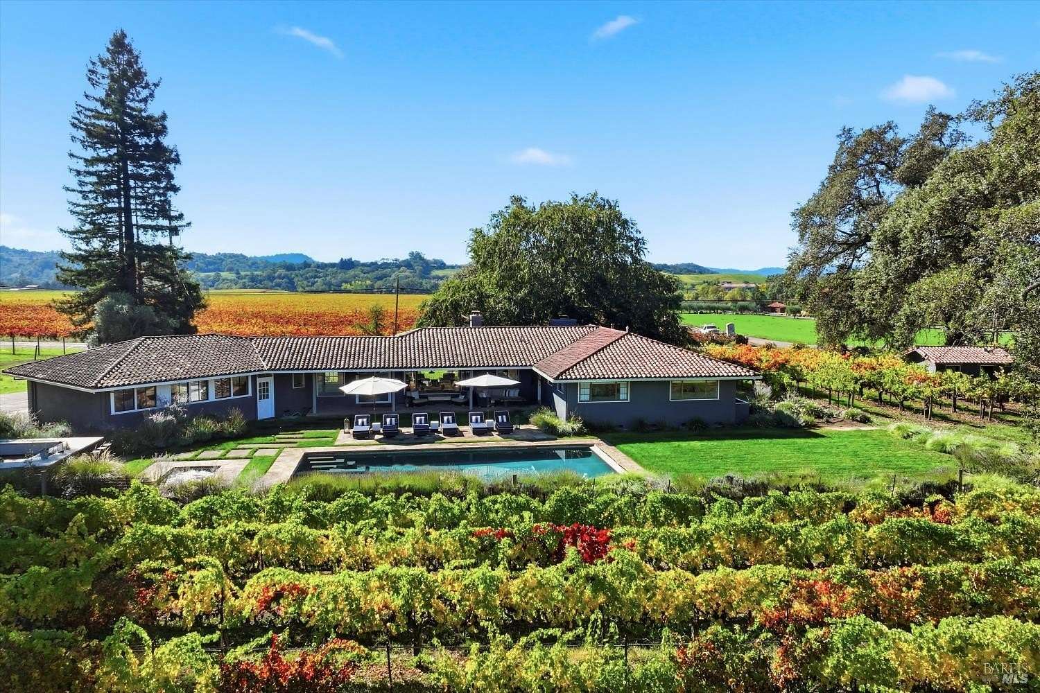 3 Acres of Residential Land with Home for Sale in Healdsburg, California