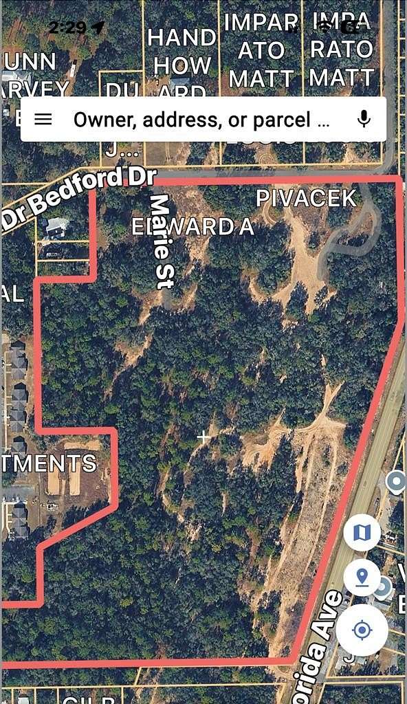 24 Acres of Commercial Land for Sale in Floral City, Florida