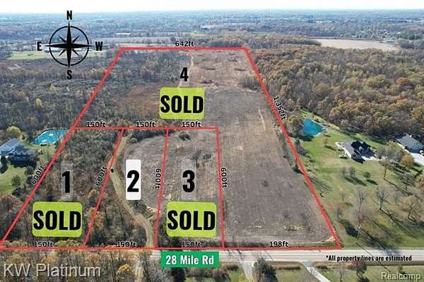 2 Acres of Residential Land for Sale in Ray Township, Michigan