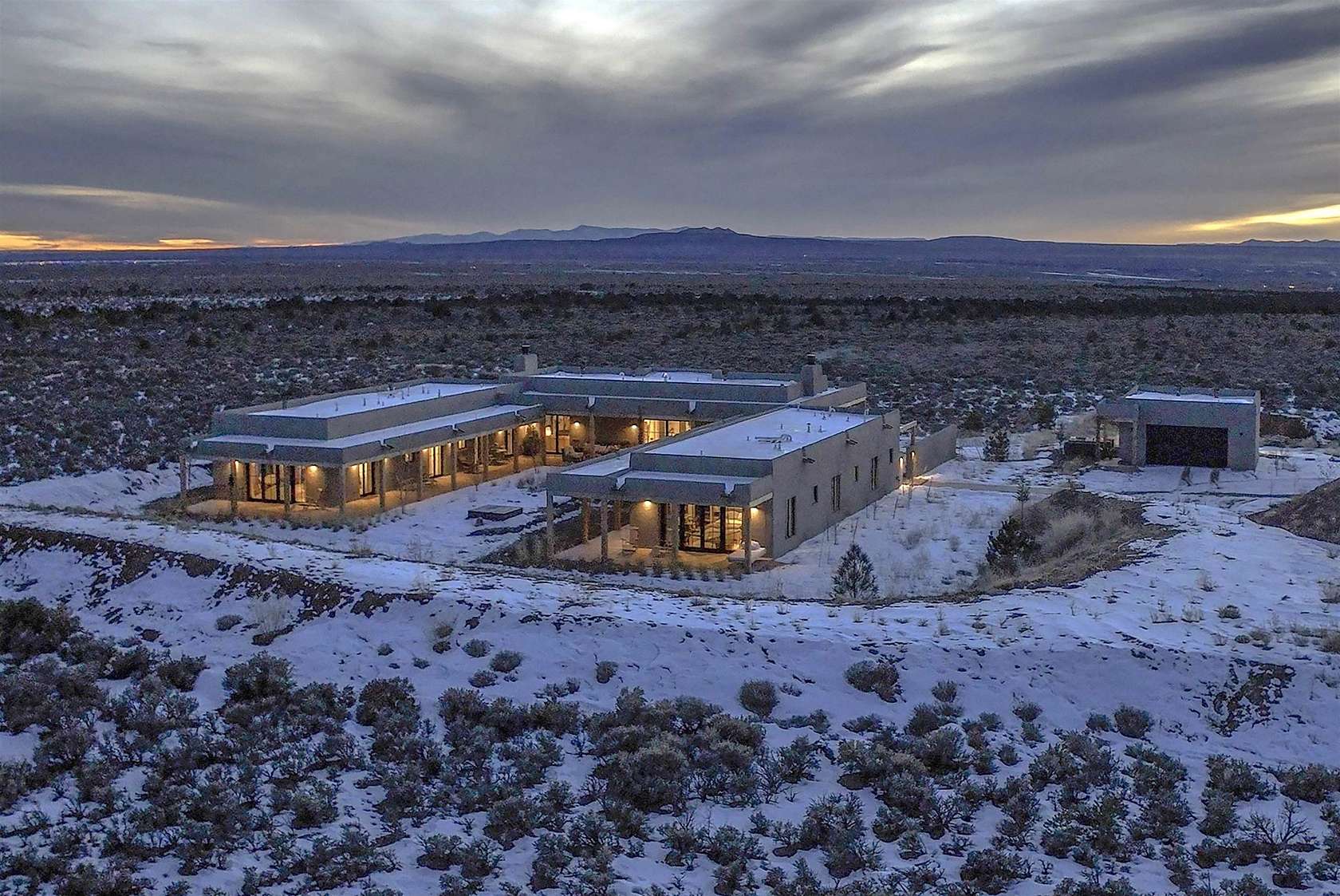 10 Acres of Land with Home for Sale in Arroyo Seco, New Mexico