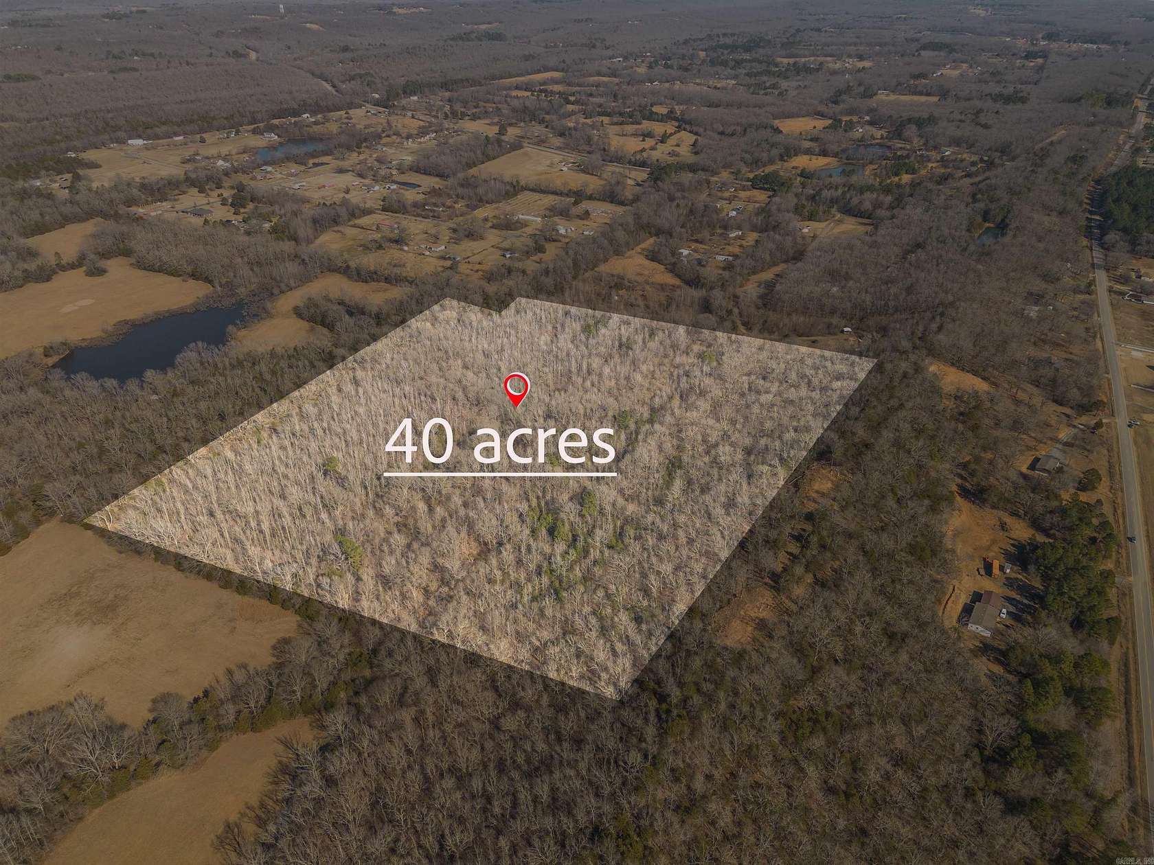 40 Acres of Agricultural & Residential Land for Sale in Cabot, Arkansas