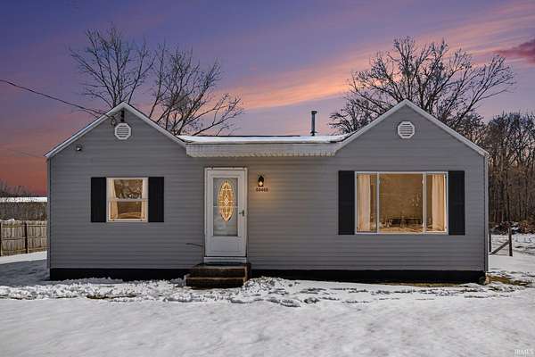 3.8 Acres of Residential Land with Home for Sale in North Liberty, Indiana