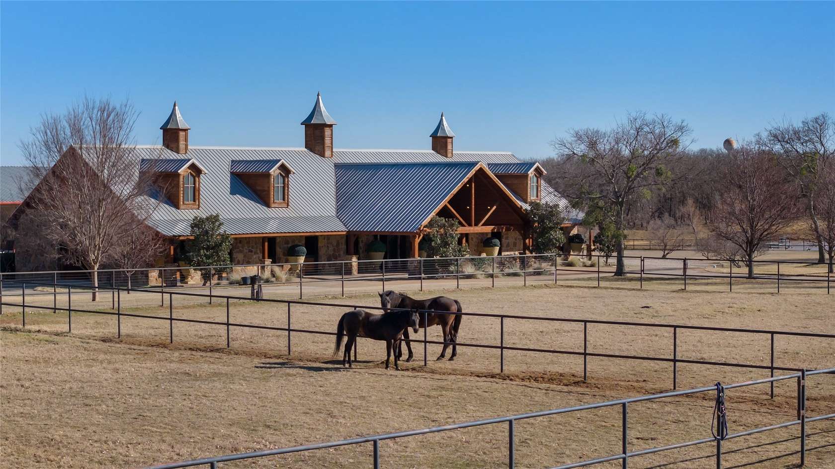 50.3 Acres of Land with Home for Sale in Hickory Creek, Texas