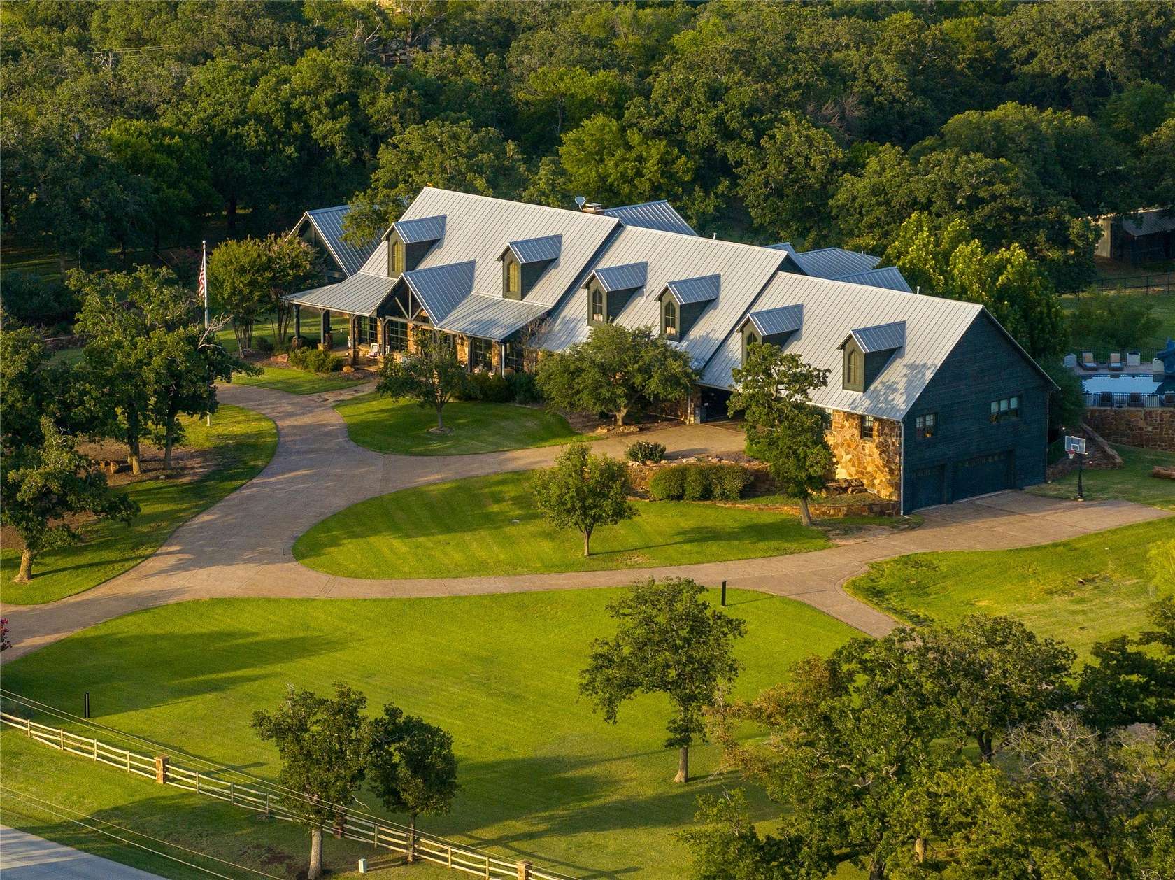 50.3 Acres of Land with Home for Sale in Hickory Creek, Texas