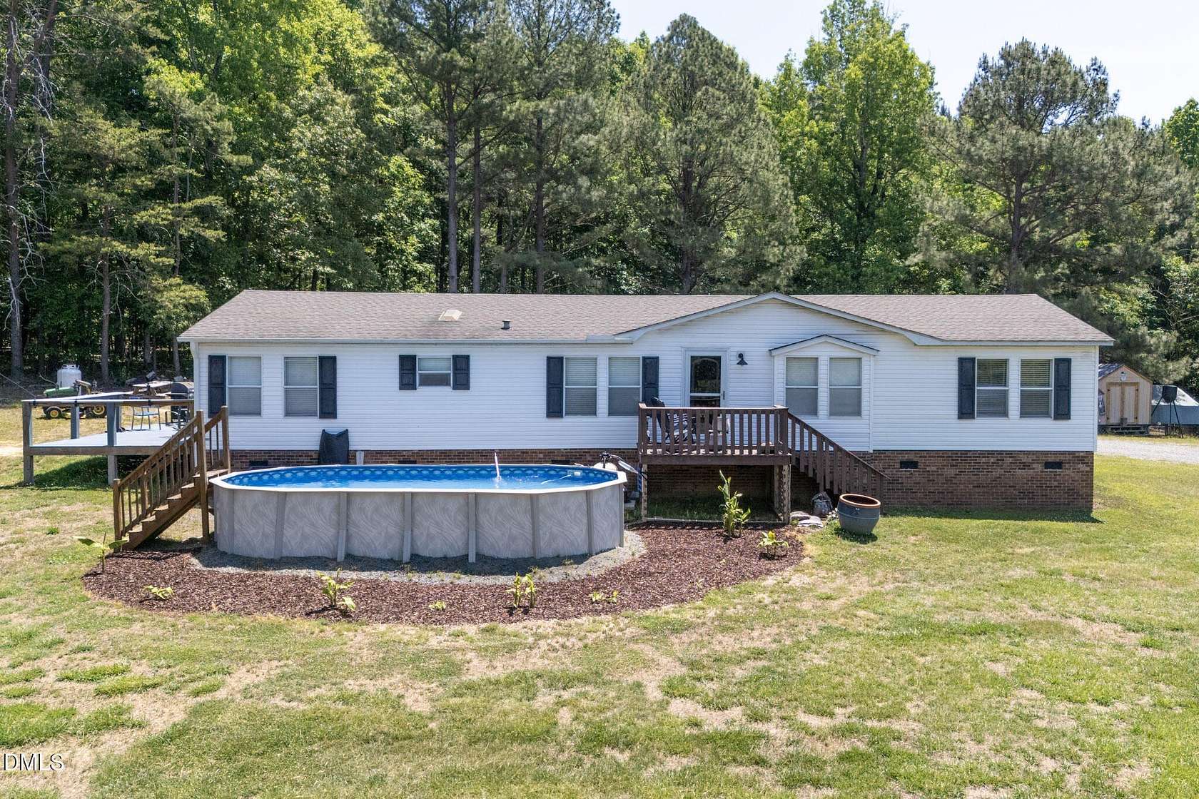 10.5 Acres of Land with Home for Sale in Stem, North Carolina