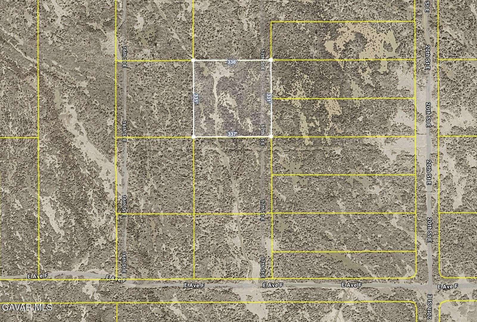 2.56 Acres of Residential Land for Sale in Lancaster, California