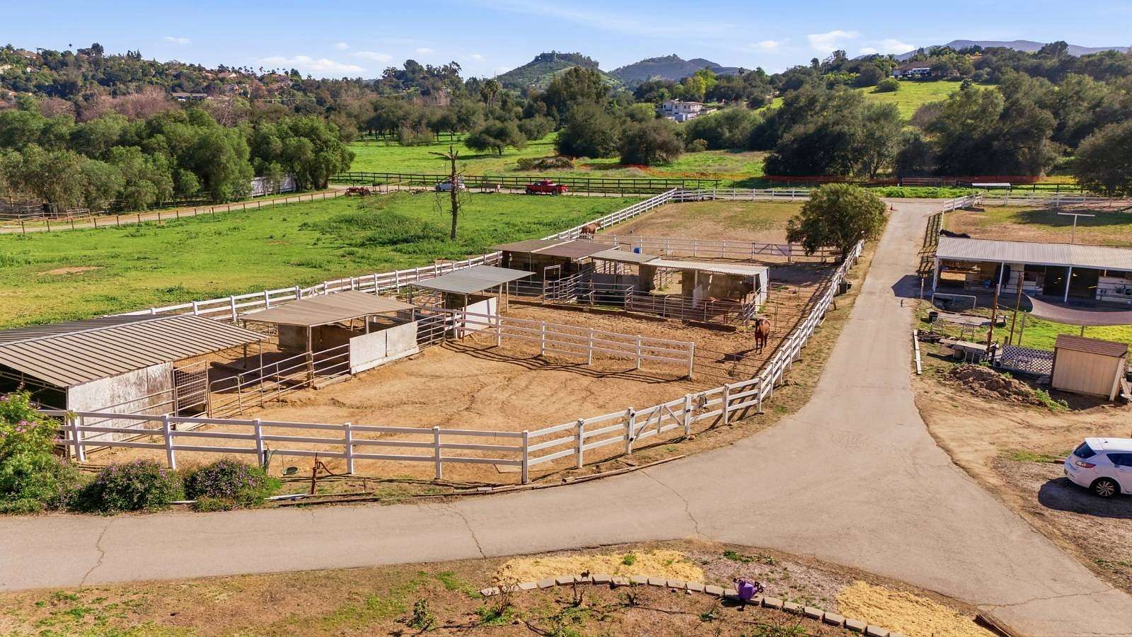 2.5 Acres of Residential Land with Home for Sale in Escondido, California