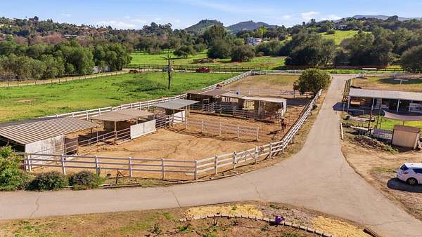 2.5 Acres of Residential Land with Home for Sale in Escondido, California