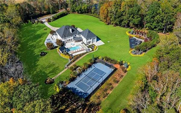 7.3 Acres of Land with Home for Sale in Cumming, Georgia