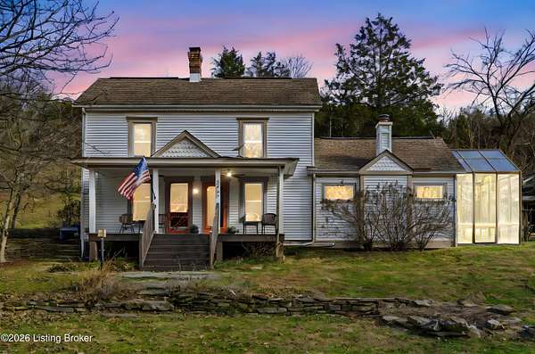 86.4 Acres of Land with Home for Sale in Waddy, Kentucky