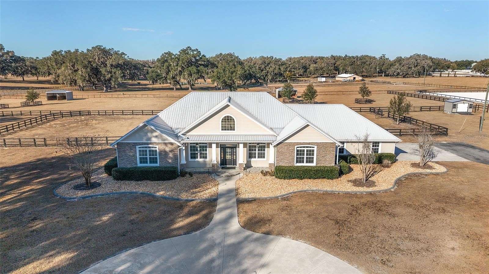 10.3 Acres of Land with Home for Sale in Ocala, Florida