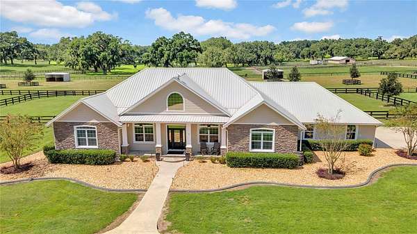 10.3 Acres of Land with Home for Sale in Ocala, Florida