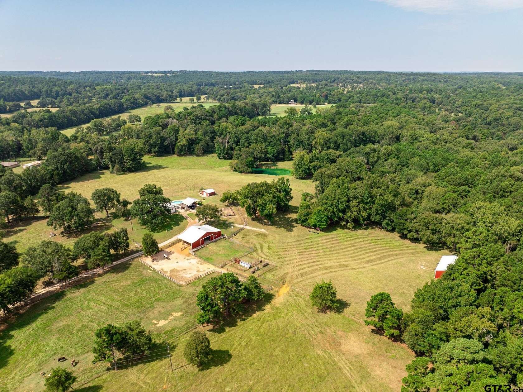 35.2 Acres of Land with Home for Sale in Palestine, Texas