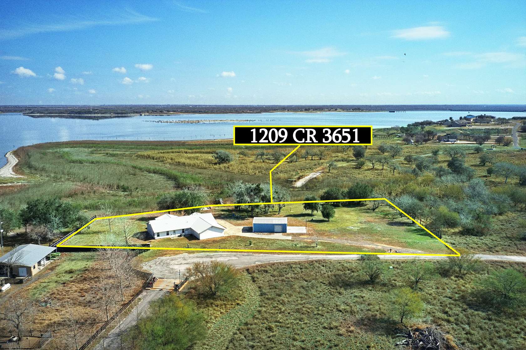 1.7 Acres of Residential Land with Home for Sale in Sandia, Texas