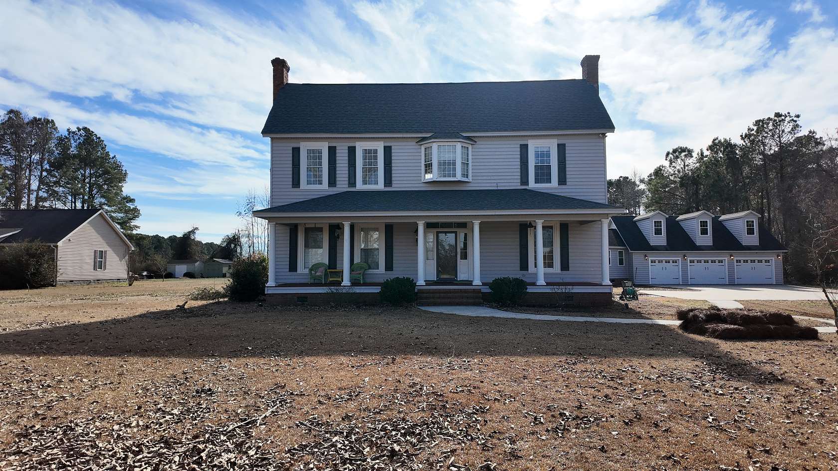 6 Acres of Residential Land with Home for Sale in Wallace, North Carolina