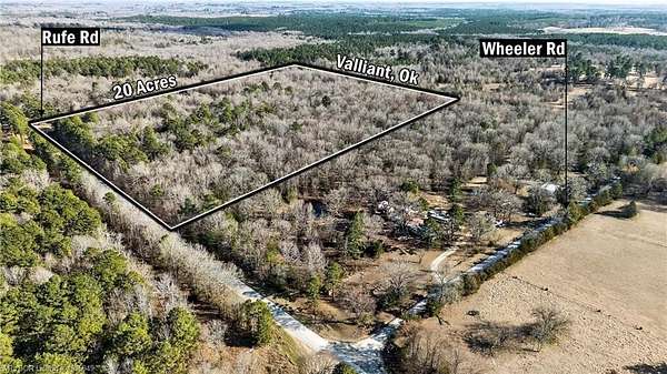 20 Acres of Recreational Land for Sale in Valliant, Oklahoma