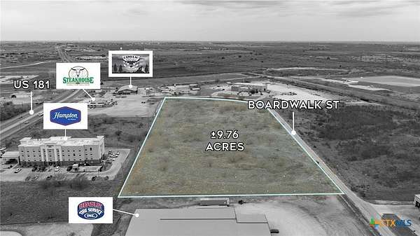 9.76 Acres of Mixed-Use Land for Sale in Kenedy, Texas