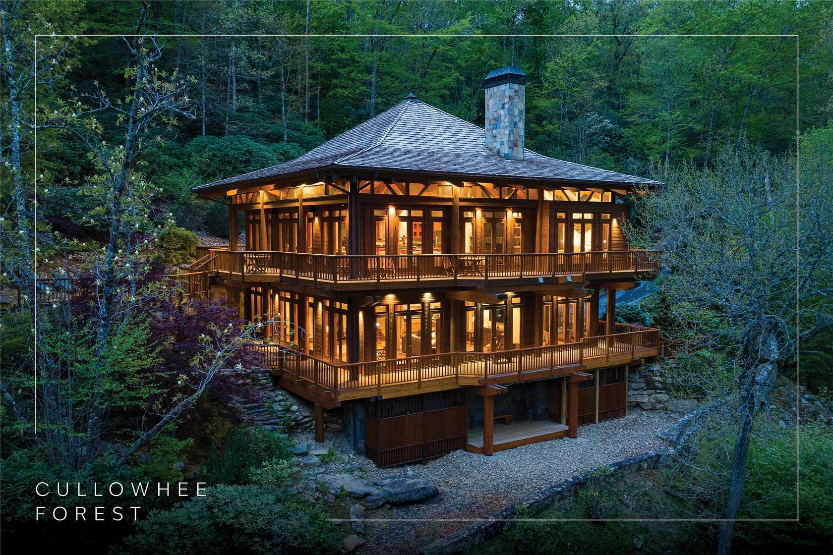 17.8 Acres of Land with Home for Sale in Cullowhee, North Carolina