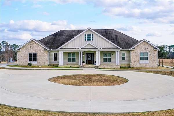 46 Acres of Land with Home for Sale in Uvalda, Georgia