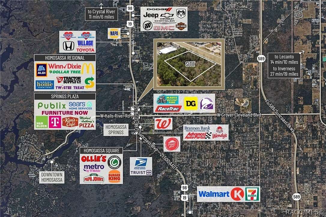 1.43 Acres of Commercial Land for Sale in Homosassa, Florida
