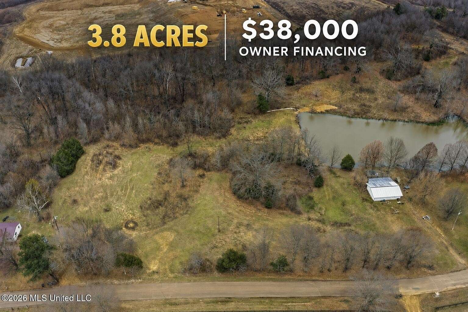 3.8 Acres of Residential Land for Sale in Senatobia, Mississippi