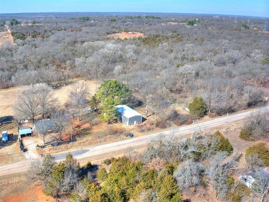 30 Acres of Land with Home for Sale in Tecumseh, Oklahoma