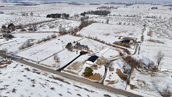 19.8 Acres of Land with Home for Sale in Whitestown, Indiana