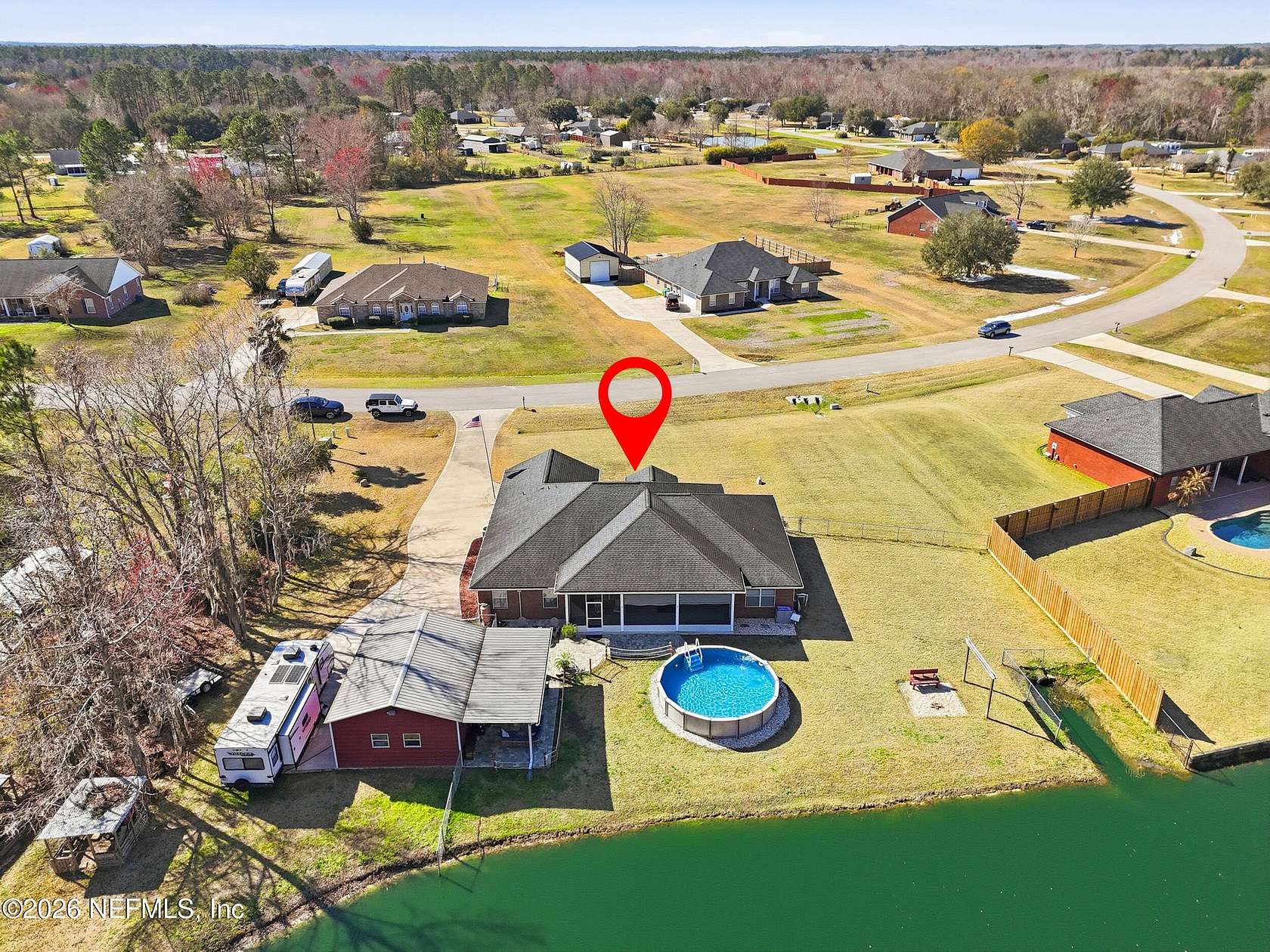 3.4 Acres of Land with Home for Sale in Callahan, Florida