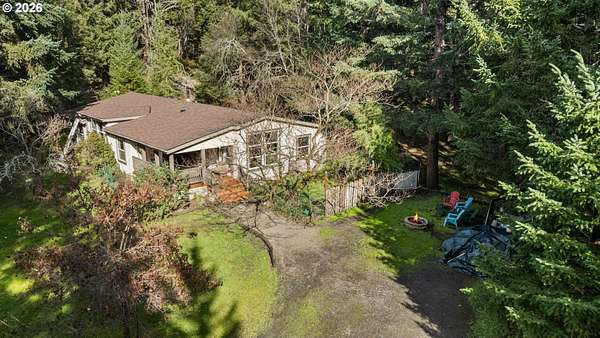 28.5 Acres of Recreational Land with Home for Sale in Camas Valley, Oregon