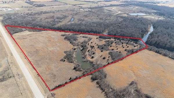 70.5 Acres of Agricultural & Residential Land for Sale in Morris, Oklahoma