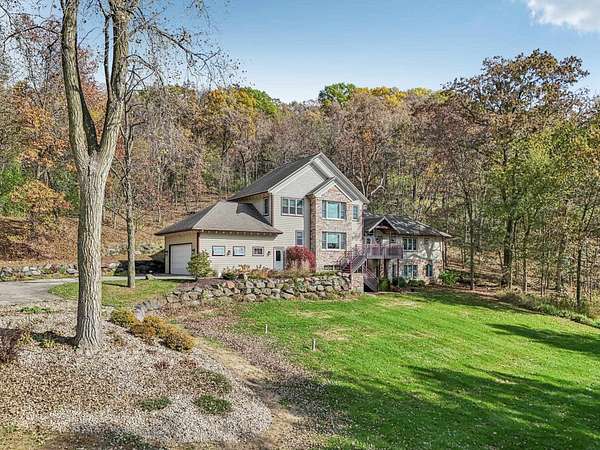 6.4 Acres of Residential Land with Home for Sale in Cross Plains, Wisconsin