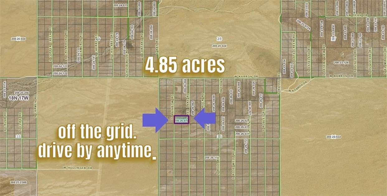 4.85 Acres of Land for Sale in Yucca, Arizona