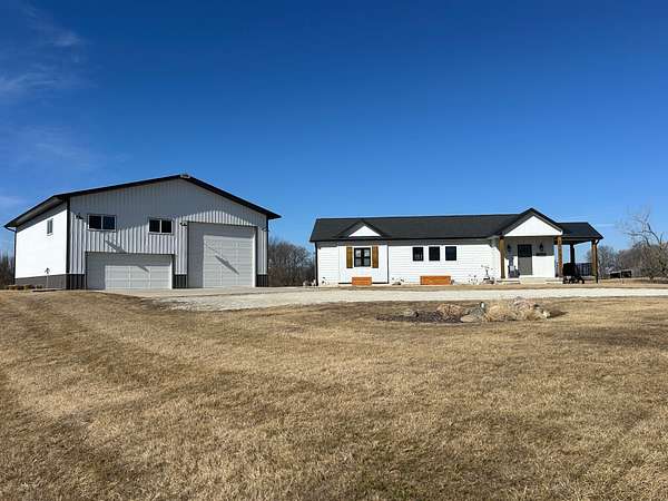 4.15 Acres of Residential Land with Home for Sale in Runnells, Iowa