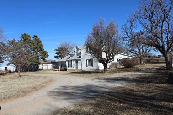 40 Acres of Land with Home for Auction in Mutual, Oklahoma