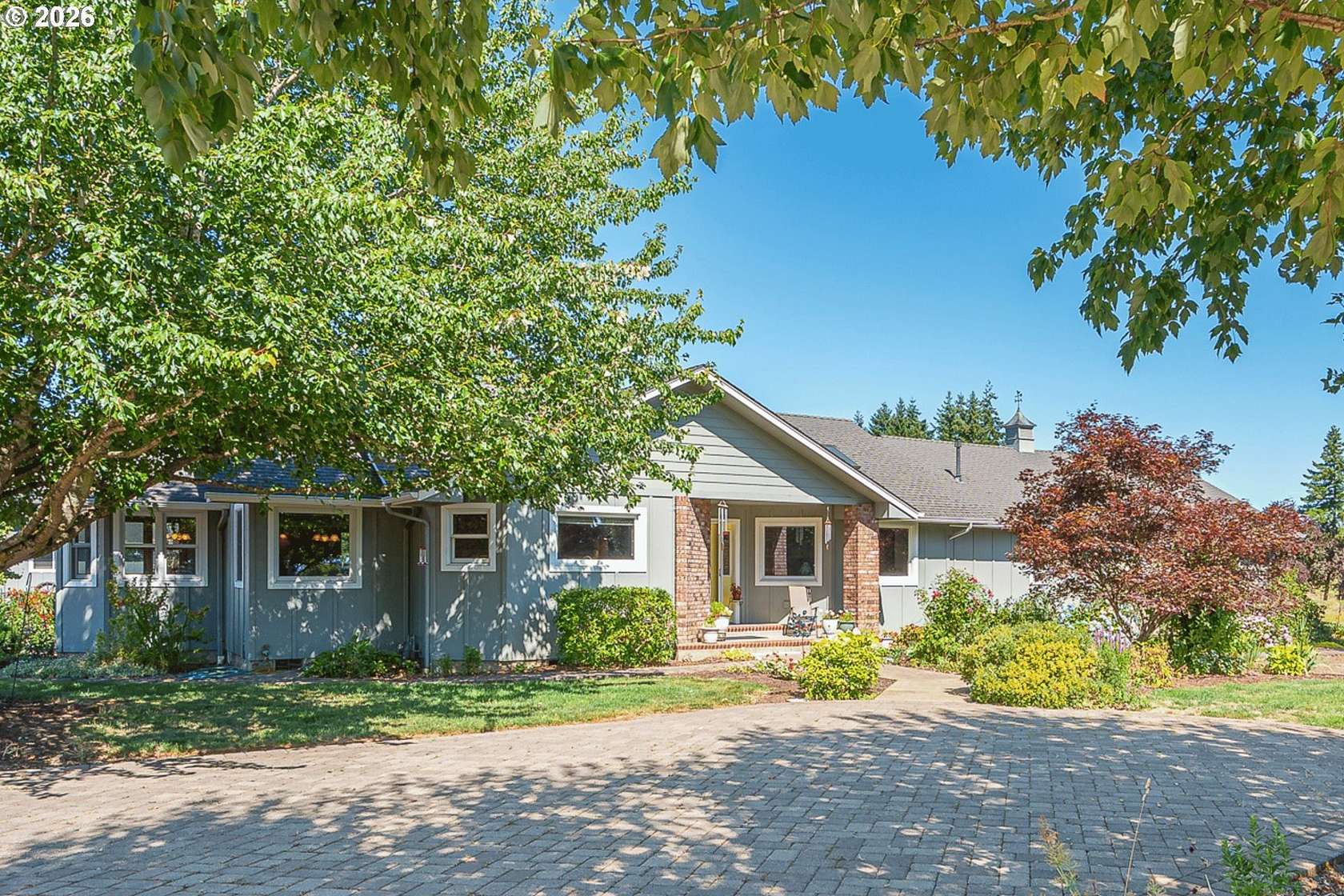 8.27 Acres of Land with Home for Sale in Corvallis, Oregon