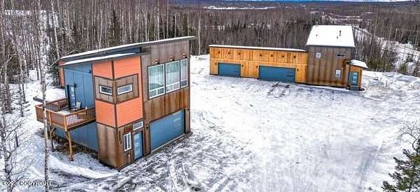 3 Acres of Residential Land with Home for Sale in Houston, Alaska