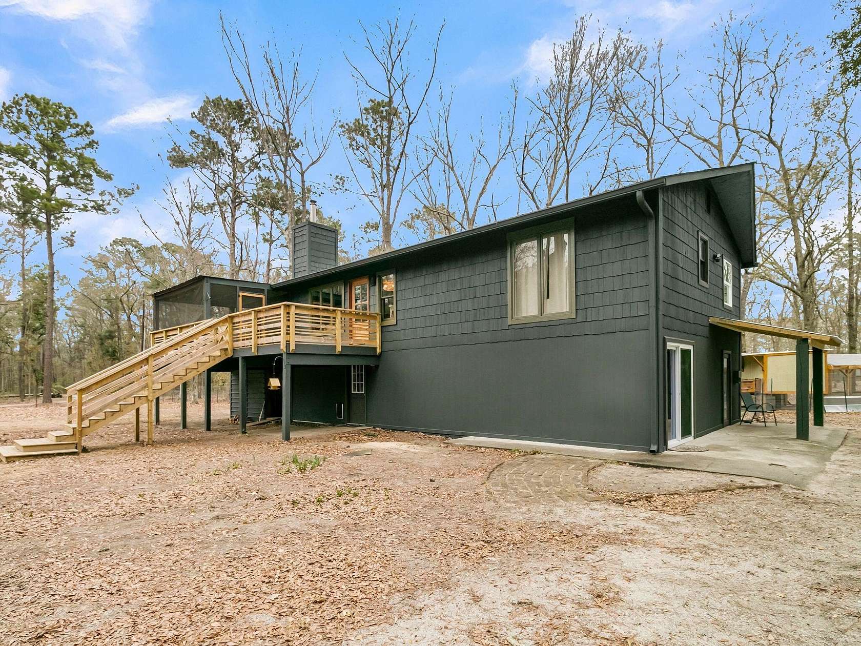 13.5 Acres of Recreational Land with Home for Sale in Adams Run, South Carolina