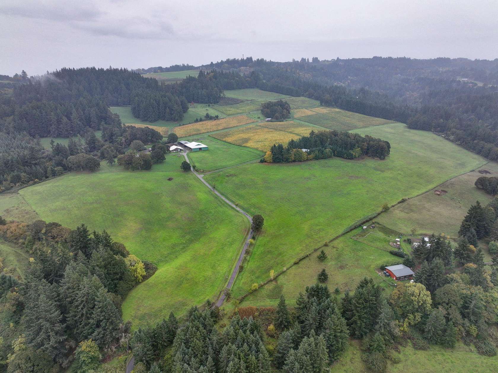 140 Acres of Agricultural Land with Home for Sale in Amity, Oregon
